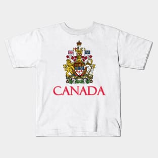 Canada - Coat of Arms Design Kids T-Shirt